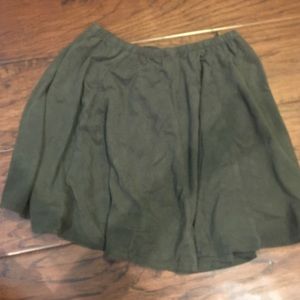 Brandy Melville suede circle skirt